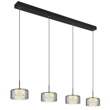 Lámparas Globo Lighting Fogsy Lámparas suspendidas LED Negro, 1 luz