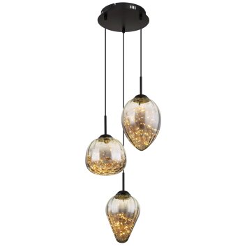 Lámparas Globo Lighting Firefly Lámparas suspendidas LED Negro, 1 luz