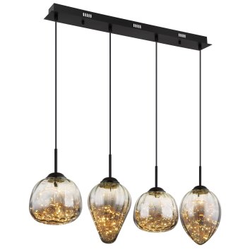 Lámparas Globo Lighting Firefly Lámparas suspendidas LED Negro, 1 luz