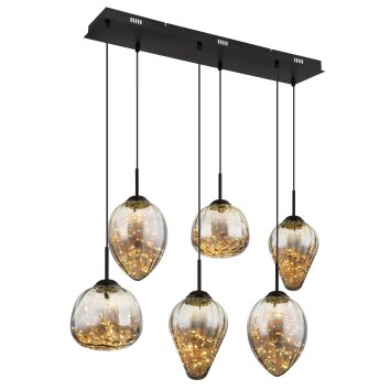 Lámparas Globo Lighting Firefly Lámparas suspendidas LED Negro, 1 luz