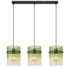 Lámparas Globo Lighting Gorley Lámparas suspendidas Negro, 3 luces