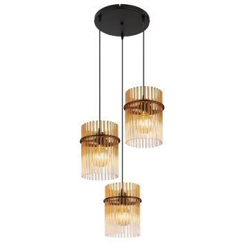 Lámparas Globo Lighting Gorley Lámparas suspendidas Negro, 3 luces