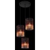 Lámparas Globo Lighting Gorley Lámparas suspendidas Negro, 3 luces