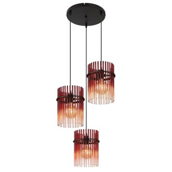 Lámparas Globo Lighting Gorley Lámparas suspendidas Negro, 3 luces