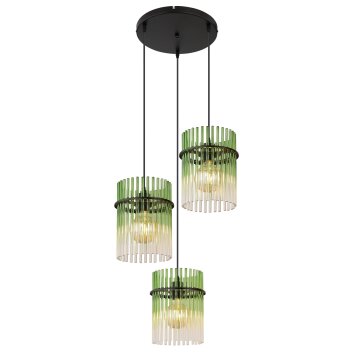 Lámparas Globo Lighting Gorley Lámparas suspendidas Negro, 3 luces