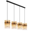 Lámparas Globo Lighting Gorley Lámparas suspendidas Negro, 4 luces