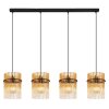 Lámparas Globo Lighting Gorley Lámparas suspendidas Negro, 4 luces