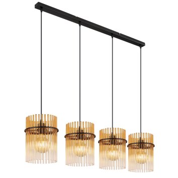 Lámparas Globo Lighting Gorley Lámparas suspendidas Negro, 4 luces