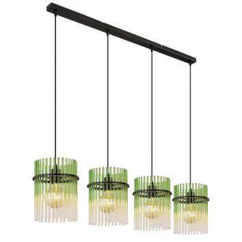 Lámparas Globo Lighting Gorley Lámparas suspendidas Negro, 4 luces