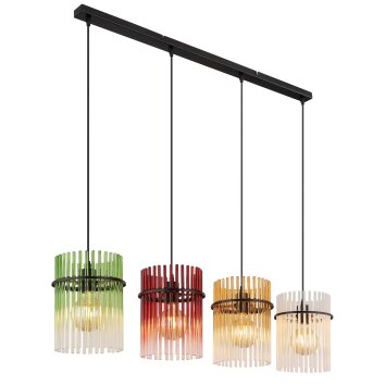 Lámparas Globo Lighting Gorley Lámparas suspendidas Negro, 4 luces