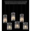 Lámparas Globo Lighting Gorley Lámparas suspendidas Negro, 6 luces