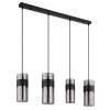 Lámparas Globo Lighting Scarfina Lámparas suspendidas Negro, 4 luces