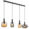 Lámparas Globo Lighting Valletta Lámparas suspendidas Negro, 4 luces