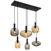 Lámparas Globo Lighting Valletta Lámparas suspendidas Negro, 6 luces