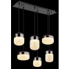 Lámparas Globo Lighting Cristallica Lámparas suspendidas LED Antracita, 1 luz