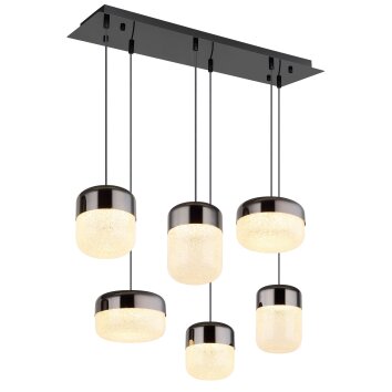 Lámparas Globo Lighting Cristallica Lámparas suspendidas LED Antracita, 1 luz