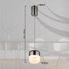 Lámparas Globo Lighting Cristallica Lámparas suspendidas LED Antracita, 1 luz