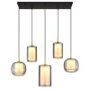 Lámparas Globo Lighting Lampigna Lámparas suspendidas LED Latón, Negro, 1 luz