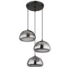 Lámparas Globo Lighting Jella Lámparas suspendidas Negro, 3 luces