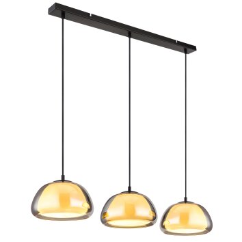 Lámparas Globo Lighting Jella Lámparas suspendidas Negro, 3 luces