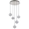 Lámparas Globo Lighting Aida Lámparas suspendidas LED Cromo, 1 luz