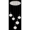 Lámparas Globo Lighting Aida Lámparas suspendidas LED Cromo, 1 luz