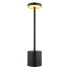 Lámparas Globo Lighting Polina Lámparas de mesa LED Negro, 1 luz