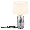 Lámparas Globo Lighting Classy Lámparas de mesa Cromo, Plata, 1 luz