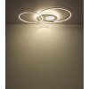 Lámparas Globo Lighting Invertina Plafones LED Antracita, dorado, 1 luz, Mando a distancia