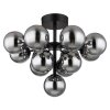 Lámparas Globo Lighting Grappy Plafones Negro, 13 luces