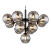 Lámparas Globo Lighting Grappy Lámparas suspendidas Negro, 13 luces