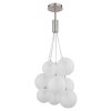 Lámparas Globo Lighting Ballgi Lámparas suspendidas Níquel-mate, 9 luces