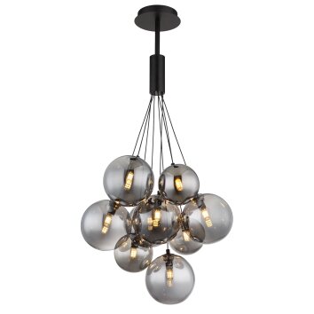 Lámparas Globo Lighting Ballgi Lámparas suspendidas Negro, 9 luces