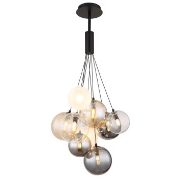 Lámparas Globo Lighting Ballgi Lámparas suspendidas Negro, 9 luces