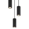 Lámparas Globo Lighting James Lámparas suspendidas Negro, 3 luces