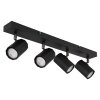 Lámparas Globo Lighting James Plafones, Spot techo, Apliques, Spot de pared Negro, 4 luces