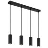 Lámparas Globo Lighting James Lámparas suspendidas Negro, 4 luces