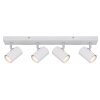 Lámparas Globo Lighting James Plafones, Spot techo, Apliques, Spot de pared Blanca, 4 luces