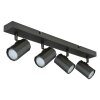 Lámparas Globo Lighting James Plafones, Spot techo, Apliques, Spot de pared Gris, 4 luces