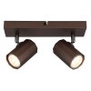 Lámparas Globo Lighting James Plafones, Spot techo, Apliques, Spot de pared Bronce, 2 luces