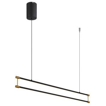 Lámparas Globo Lighting Kayson Lámparas suspendidas LED Negro, 1 luz