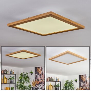 Tavlov Plafones, Panel LED Color madera, 1 luz