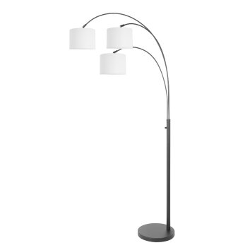 Lámparas Steinhauer Light Lámpara de pie Negro, 3 luces