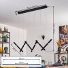 Pousseline Lámparas suspendidas, Lámparas colgantes LED Negro, 1 luz