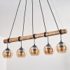 Koyoto Lámparas suspendidas, Luminarias esféricas, Lámparas colgantes Crudo, Negro, 5 luces