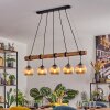 Koyoto Lámparas suspendidas, Luminarias esféricas, Lámparas colgantes Crudo, Negro, 5 luces