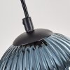 Koyoto Lámparas suspendidas, Luminarias esféricas, Lámparas colgantes Crudo, Negro, 5 luces