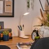 Debelmose Lámparas de escritorio, Lámparas de mesa LED Blanca, 1 luz