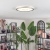 Simonstorp Plafones, Panel LED Plata, Blanca, 1 luz