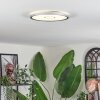 Simonstorp Plafones, Panel LED Plata, Blanca, 1 luz